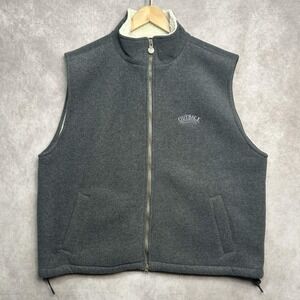 Outback Trading Company Sherpa Fleece Vest Men's 2XL Gray USA
